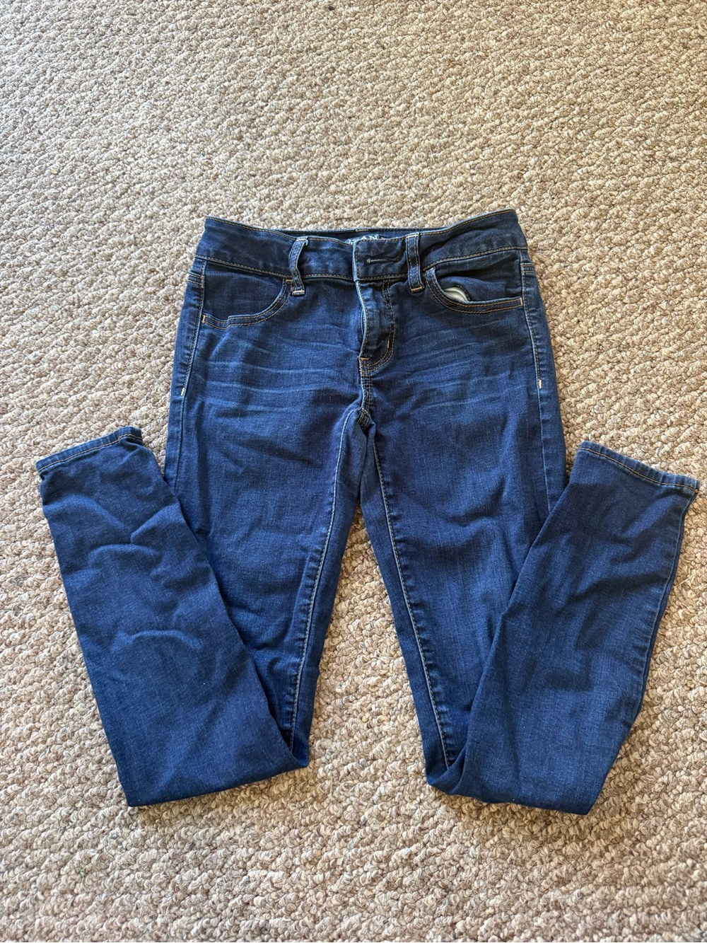 American Eagle Outfitters Dark Blue Skinny Jeggings